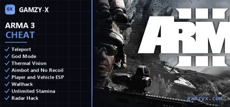 Arma 3 cheat - aimbot and ESP | GAMZY-X