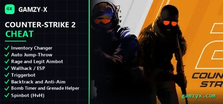 Counter-Strike 2 cheat - skin changer and aimbot | GAMZY-X