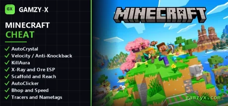Minecraft cheat - X-ray and aimbot | GAMZY-X