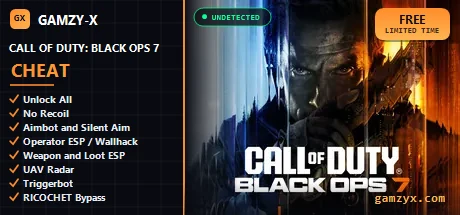 Black Ops 7 cheat &mdash; unlock all and aimbot | GAMZY-X