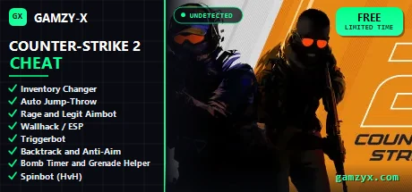 Counter-Strike 2 cheat &mdash; skin changer and aimbot | GAMZY-X