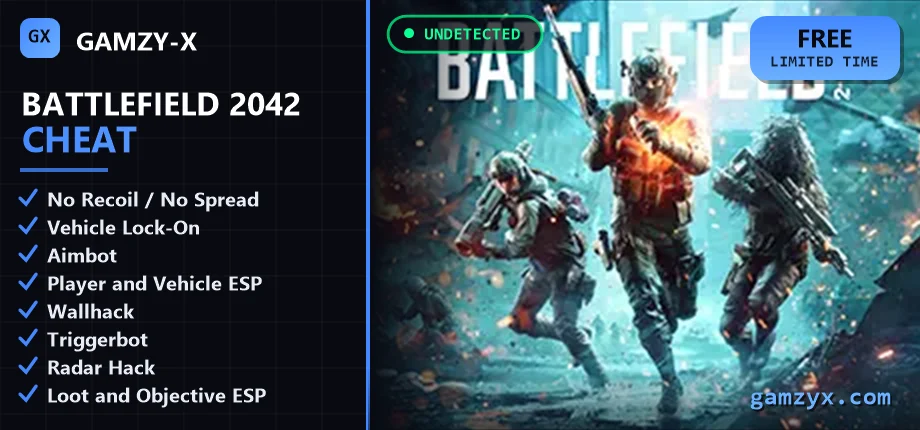 Battlefield 2042 cheat - aimbot, ESP and no recoil | GAMZY-X
