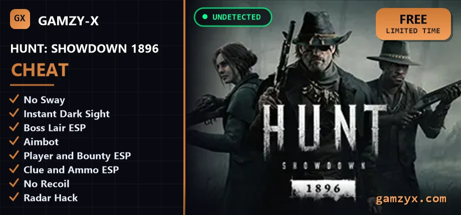 Hunt Showdown cheat - aimbot, ESP and boss wallhack | GAMZY-X