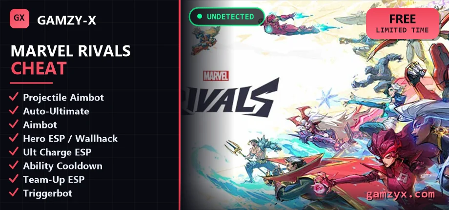 Marvel Rivals cheat - aimbot, ESP and ult tracker | GAMZY-X