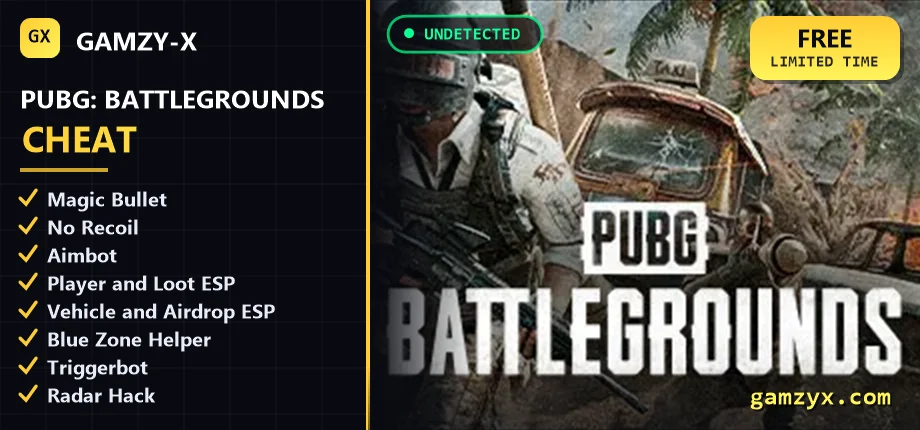 PUBG cheat - aimbot, ESP, no recoil and magic bullet | GAMZY-X