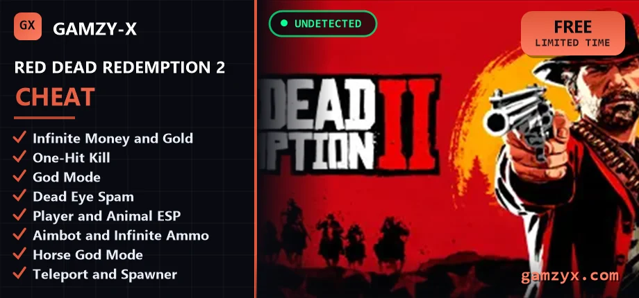 RDR2 mod menu - money, god mode and ESP | GAMZY-X