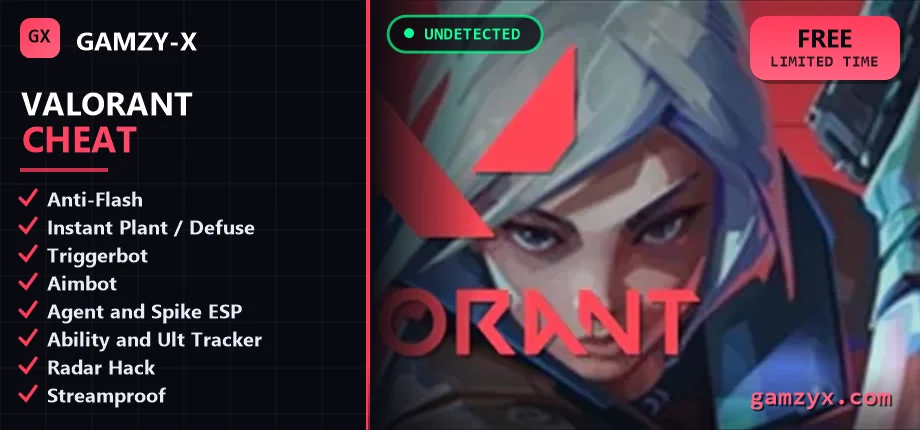 Valorant cheat - undetected aimbot, triggerbot and ESP | GAMZY-X