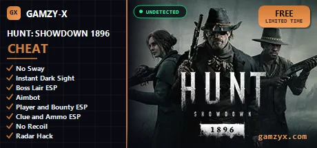 Hunt: Showdown cheat &mdash; no sway and aimbot | GAMZY-X