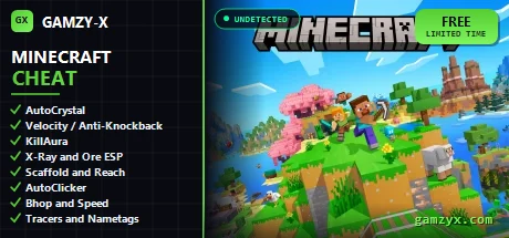 Minecraft cheat &mdash; X-ray and aimbot | GAMZY-X