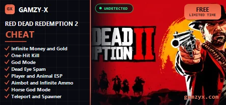 RDR2 mod menu &mdash; infinite money and aimbot | GAMZY-X