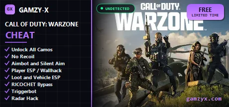 Warzone cheat &mdash; unlock all camos and aimbot | GAMZY-X